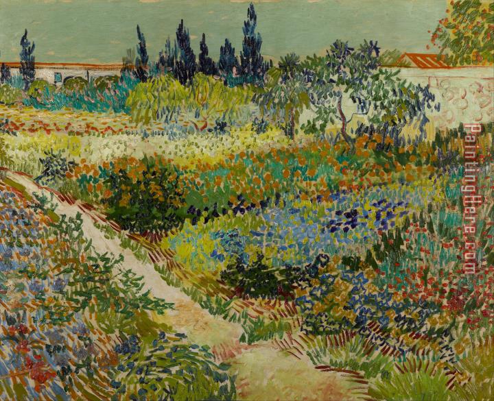 Vincent van Gogh Garden At Arles